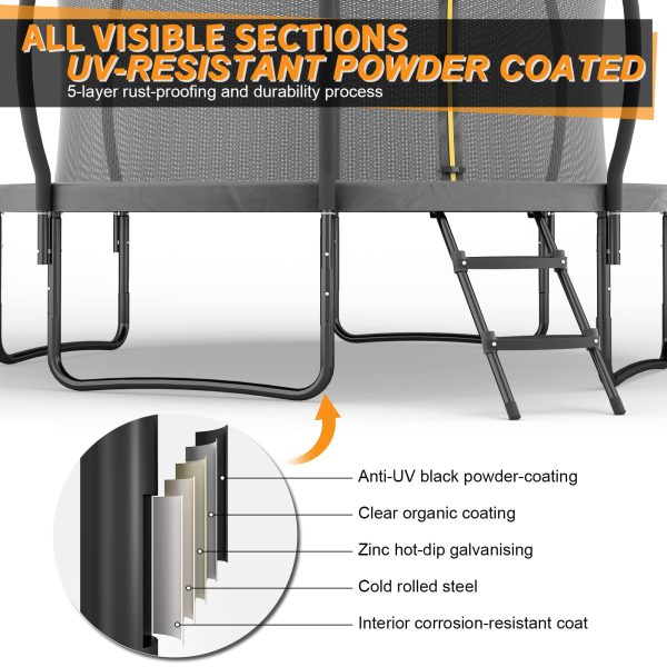 CalmMax Trampoline Reinforced Recreational Trampolines - Image 5