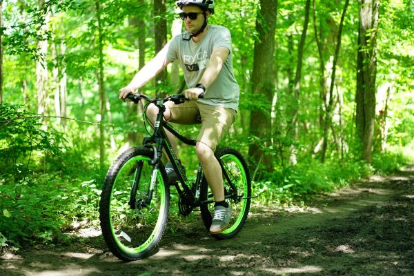 Genesis 27.5 RCT Mens Mountain Bike， Black/Green - Image 8