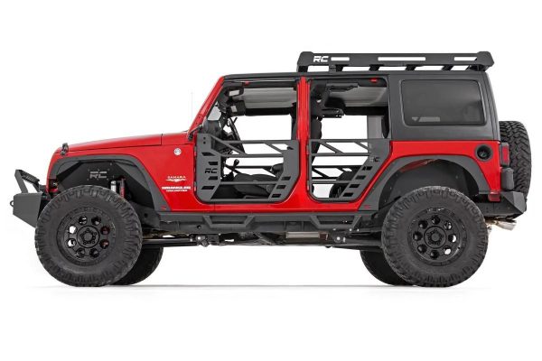 Rough Country Steel Roof Rack System for 2007-2018 Jeep Wrangler JK - 10605 - Image 2