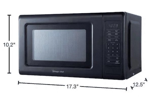 Magic Chef 0.7 cu. ft. 700-Watt Countertop Microwave in Black - Image 2