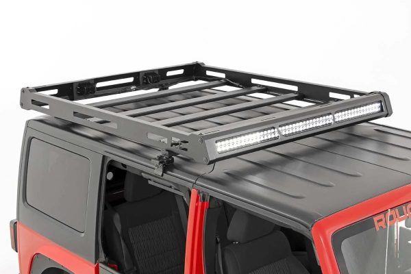 Rough Country Steel Roof Rack System for 2007-2018 Jeep Wrangler JK - 10605 - Image 4