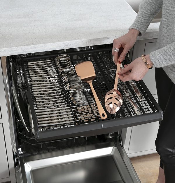 Café - 24" Top Control Tall Tub Built-In Dishwasher with Stainless Steel Tub and Silverware Jets - Stainless steel - Image 12