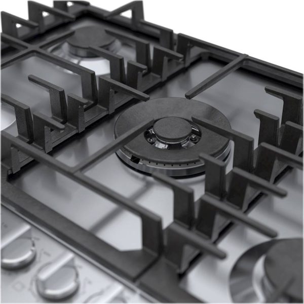 Bosch - 800 Series 30" Built-In Gas Cooktop with 5 burners - Silver - Image 4