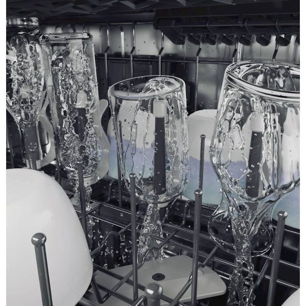 Café - Top Control Built-In Dishwasher with Stainless Steel Tub, 3rd Rack, 39dBA - Matte white - Image 8