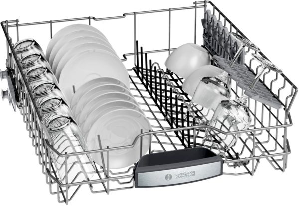 Bosch - 800 Series 24" Top Control Built-In Dishwasher with CrystalDry, Stainless Steel Tub, 3rd Rack, 42 dBa - Stainless steel - Image 16
