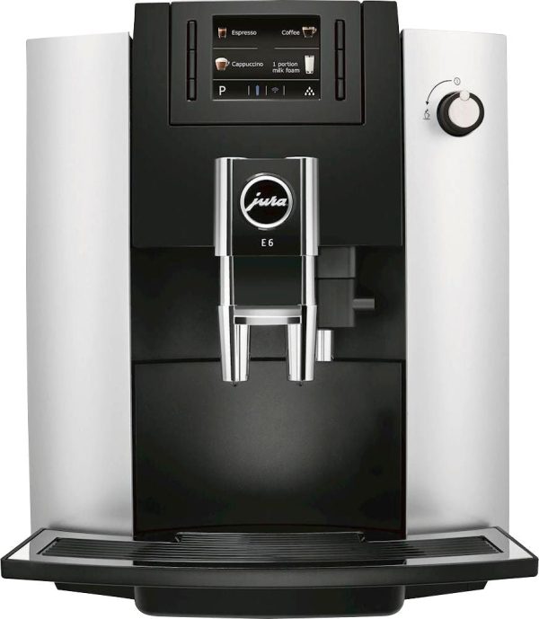 Jura - E6 Espresso Machine with 15 bars of pressure - Platinum - Image 3