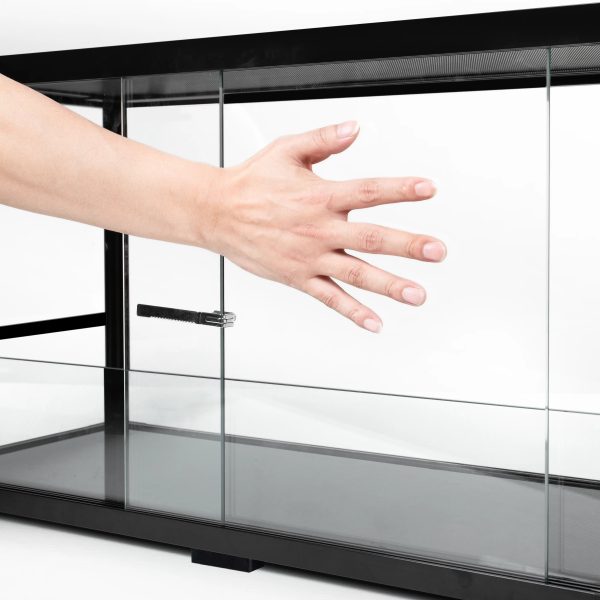 REPTIZOO Reptile Knock Down Full View Natural Terrarium- 24 x 18 x 18 inches , Black - Image 3