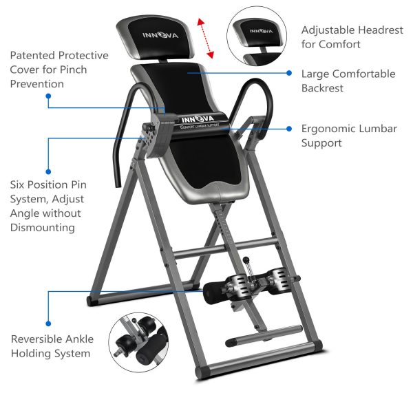 Innova ITX9600 Heavy Duty Deluxe Inversion Table - Image 2
