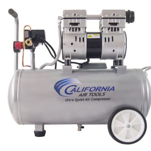 California Air Tools 8010 Ultra Quiet & Oil-Free 1.0 Hp, 8.0 Gal. Steel Tank Air Compressor