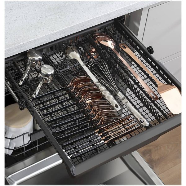 Café - 24" Top Control Tall Tub Built-In Dishwasher with Stainless Steel Tub and Silverware Jets - Stainless steel - Image 4