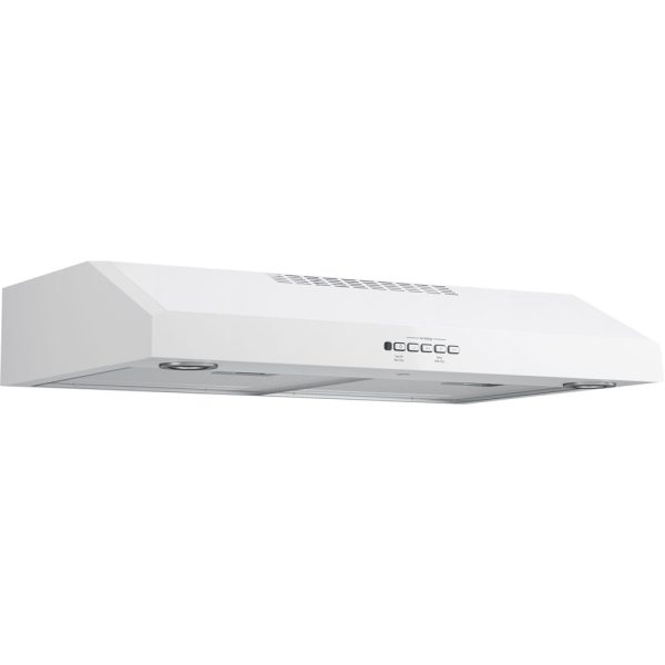 GE - 30" Convertible Range Hood - White on white - Image 4
