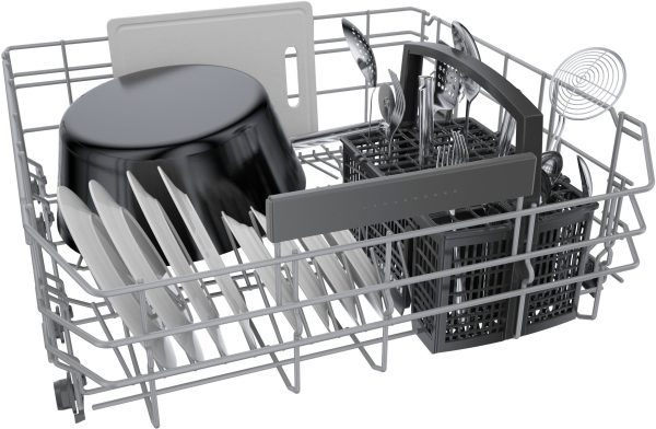Bosch - 800 Series 24" Top Control Smart Built-In Dishwasher with 3rd Rack and 42 dBA - Silver - Image 19