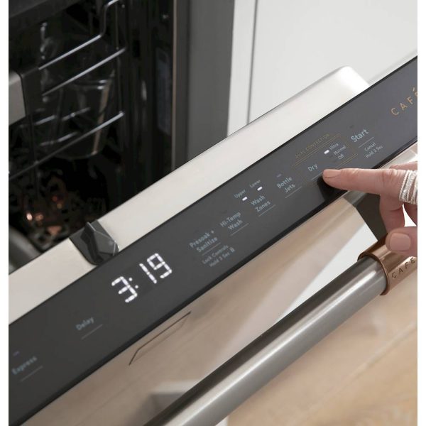 Café - Top Control Built-In Dishwasher with Stainless Steel Tub, 3rd Rack, 39dBA - Stainless steel - Image 4