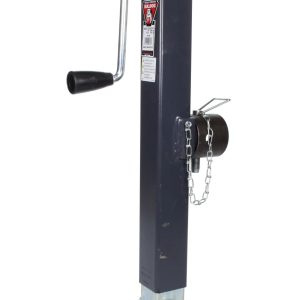 BULLDOG 190758 Square Trailer Jack, Side Mount, 8,000 lbs. Support Capacity, Sidewind, Weld-On, 15 Inch Travel
