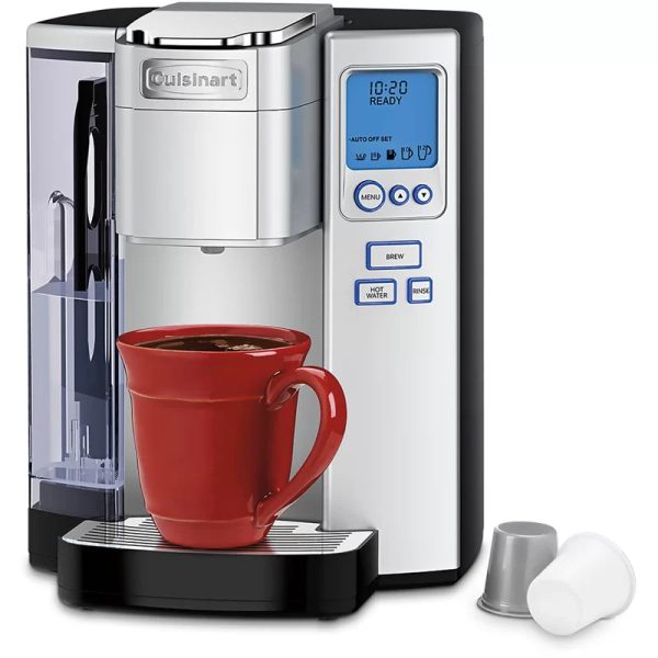 Cuisinart SS-10P1 Coffee Maker Single Serve 72-Ounce Reservoir Coffee Machine， Programmable Brewing and Hot Water Dispenser， Stainless Steel - Image 2