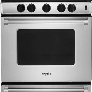Whirlpool ADA 24 Stainless Steel Freestanding Gas Range With Sealed Burners