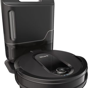 Shark - IQ Robot Self-Empty XL RV1001AE, Wi-Fi Connected, Robot Vacuum with Self-Cleaning Brushroll - Black