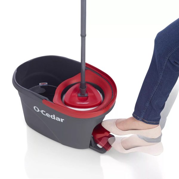 O-Cedar Easy Wring Spin Mop and Bucket System with 3 Extra Refills💝 Last Day For Clearance - Image 2