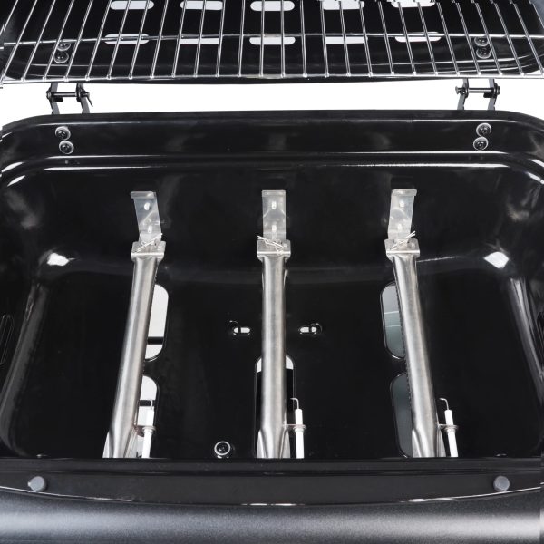 RevoAce 3 Burner Propane Gas Grill Including a Side Burner, Blue Sapphire, GBC1729WBS, New - Image 10