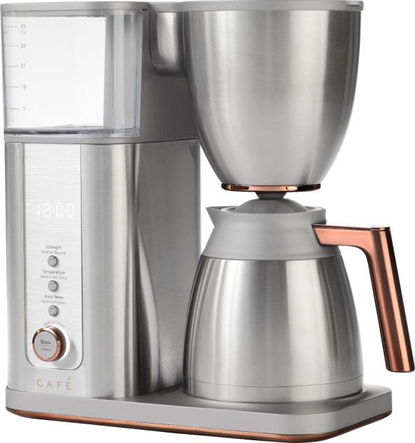 Café - Smart Drip 10-Cup Coffee Maker with WiFi - Brushed Stainless - Image 2