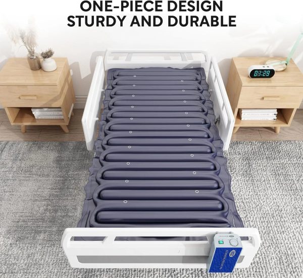 Alternating Air Pressure Mattress with Micro-Ventilation Holes, Bed Sore Pads, Electric Quiet Pump System, Sleep Mode, Air Mattress for Hospital - Image 3