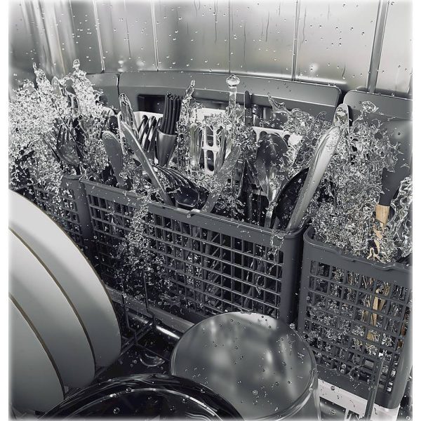 Café - 24" Top Control Tall Tub Built-In Dishwasher with Stainless Steel Tub - Matte white - Image 9
