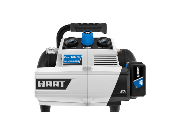 HART 20-Volt 2 Gallon Compressor Kit, (1) 4Ah Lithium-Ion Battery - Image 5