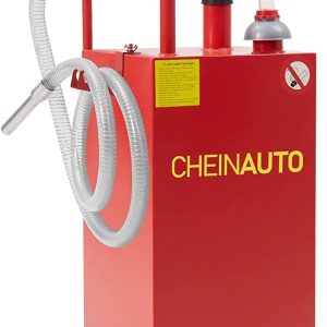 30 Gallon Gas Caddy with Pump Fuel Storage Tank Portable Gasoline Diesel Fuel for Car, Lawnmower, ATV, Boat, Motorcycle