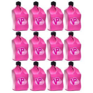 VP Racing 5.5 Gallon Motorsport Racing Fuel Utility Jug, Pink (12 Pack)