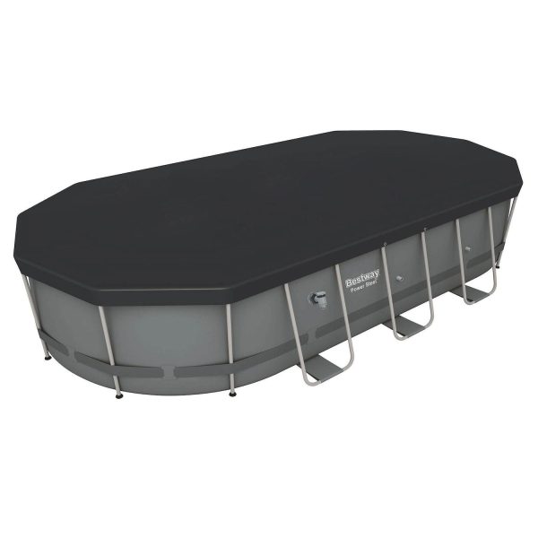 Bestway Power Steel 18ft x 9ft x 48in Above Ground Swimming Pool Set with Pump - Image 3