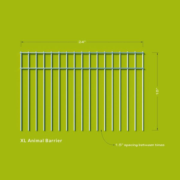 Dig Defence 5 Pack No-Dig XL Animal Barrier Fence for Max Protection 15" L x 24" W Galvanized Steel - Image 4