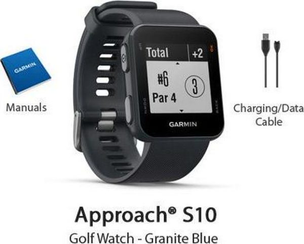 Garmin Approach S10 Golf Watch， Granite Blue - Image 2