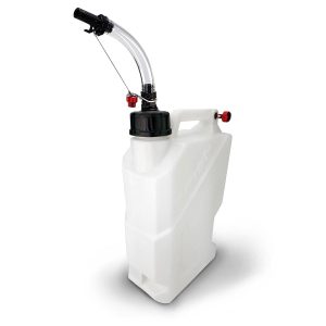 STKR Concepts EZ3 Utility Jug Combo, 3 Gal Jug, Hose Bender, White