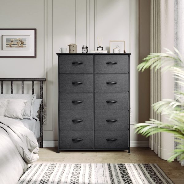 YITAHOME Dresser Storage Drawers Charcoal - Image 2