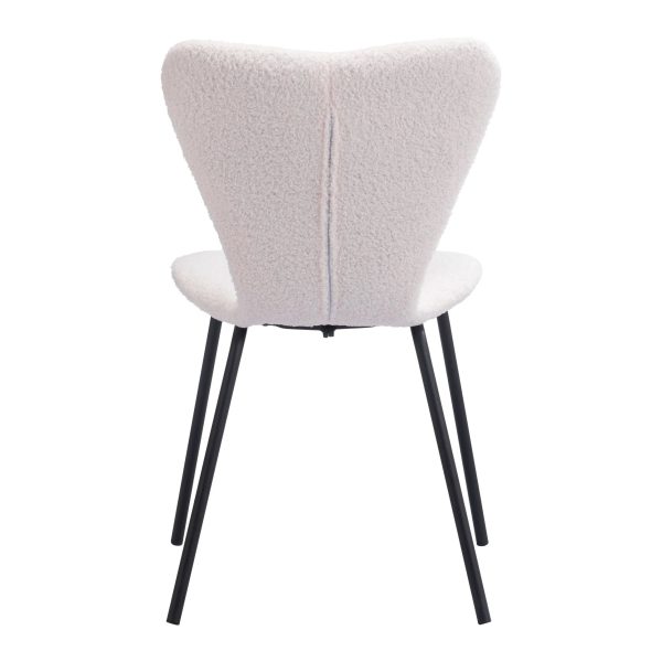 Maile Home Lochshire Dining Chair (Set of 2) Ivory - N/A - Image 4