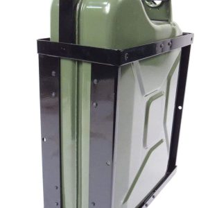 Wavian USA JC0020HV Authentic NATO Steel Jerry Fuel Can Holder Single (20 Litre), Black