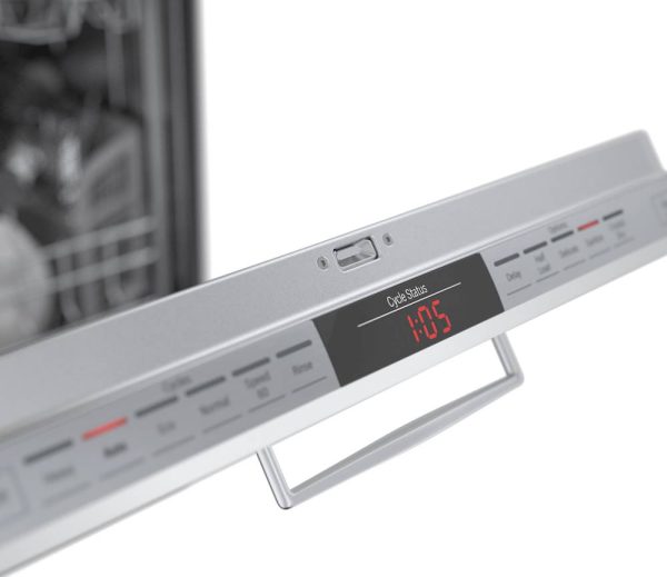 Bosch - 800 Series 24" Top Control Built-In Dishwasher with CrystalDry, Stainless Steel Tub, 3rd Rack, 42 dBa - Custom Panel Ready - Image 21