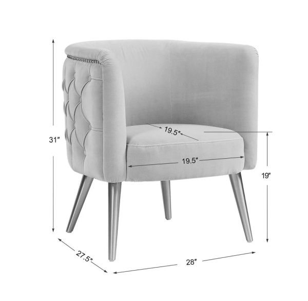Clyst Halt Avenue 31 inch Accent Chair Bailey Street Home 208-Bel-3086994 - Image 2