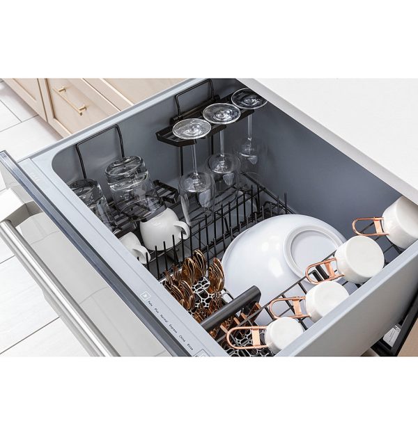 Café 24" Top Control Built-In Double Drawer Dishwasher - Stainless steel - Image 7