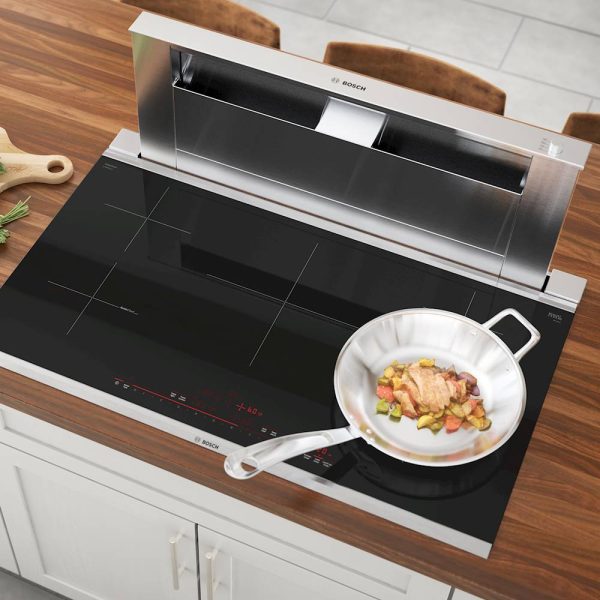 Bosch - 800 Series 36" Built-In Electric Induction Cooktop with 5 elements and Wifi - Black - Image 7