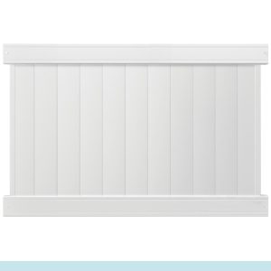 Outdoor Essentials Pro Series 4x6 Lakewood White Vinyl Privacy Fence Panel