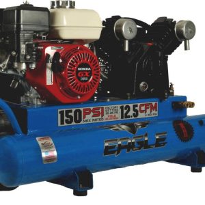 Eagle Compressor Portable Gas Wheel Barrow Air Compressor Electric Start 10 Gallon