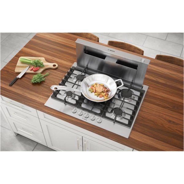 Bosch - 800 Series 30" Built-In Gas Cooktop with 5 burners - Silver - Image 10