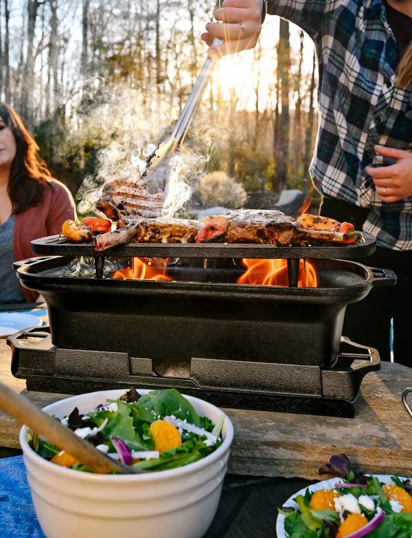 Lodge Sportsman's Pro Grill, 19.38 inches, Black - Image 8