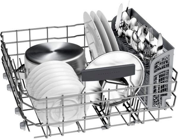 Bosch - 800 Series 24" Top Control Built-In Dishwasher with CrystalDry, Stainless Steel Tub, 3rd Rack, 42 dBa - Black stainless steel - Image 9