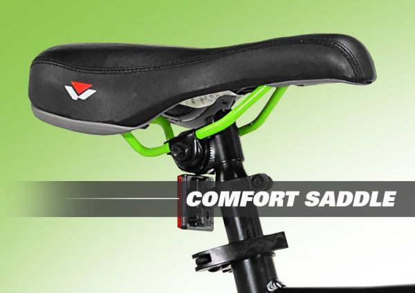 Genesis 27.5 RCT Mens Mountain Bike， Black/Green - Image 4