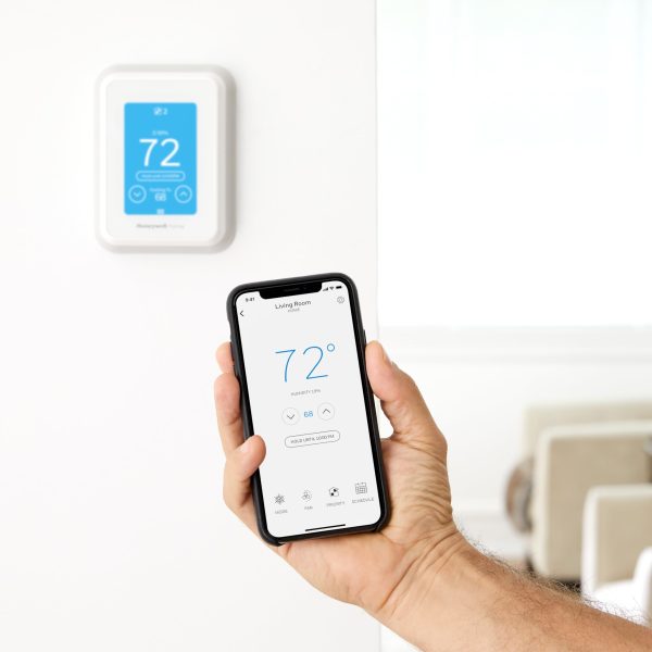 Honeywell Home T9 WiFi Smart Thermostat, Smart Room Sensor Ready, Touchscreen Display, Alexa and Google Assist White - Image 5