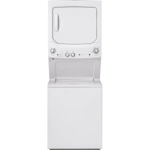 GE Stacked Washer/Dryer Electric Laundry Center GUD24ESSMWW