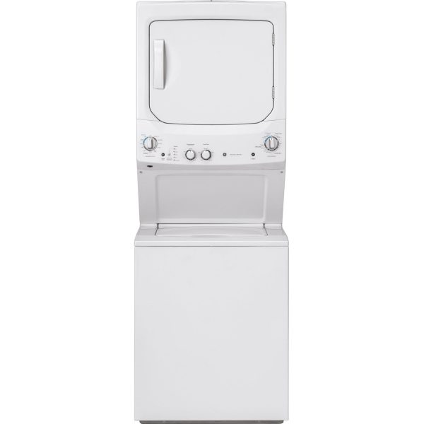 GE Stacked Washer/Dryer Electric Laundry Center GUD24ESSMWW
