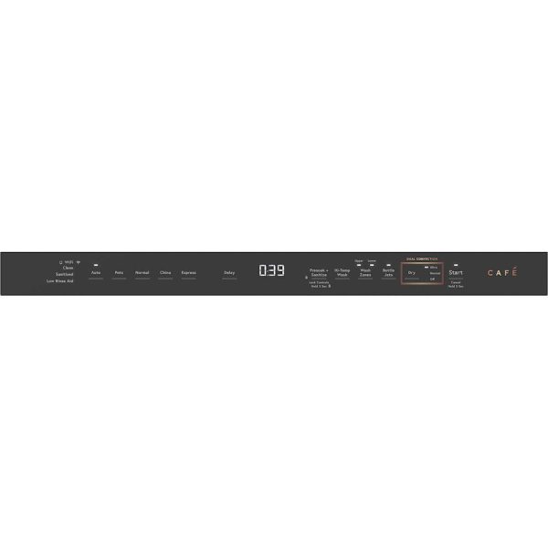 Café - Top Control Built-In Dishwasher with Stainless Steel Tub, 3rd Rack, 39dBA - Matte white - Image 2